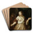 Lucretia by Circle of Jacob Ochtervelt Art Drink Coaster set