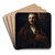 Christ with a Staff by Follower of Rembrandt van Rijn Art Drink Coaster set