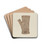 Knitted Glove by Elizabeth Moutal Drink Coasters - set of 4