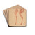 tude de pattes de moutons by Jacques-Raymond Brascassat Drink Coasters - set of 4