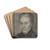 Portret van mevrouw Anna Ida van der Schalk-van der Hoeven by Richard Nicolas Roland Holst Drink Coasters - set of 4 Portret van mevrouw Anna Ida van der Schalk-van der Hoeven by Richard Nicolas Roland Holst Drink Coasters - set of 4