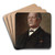 Portrait of the late John Newton, Esq. by James Nairn Art Drink Coaster set Portrait of the late John Newton, Esq. by James Nairn Art Drink Coaster set