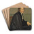 Bertel Thorvaldsen, the Danish Sculptor by Christoffer Wilhelm Eckersberg Art Drink Coaster set