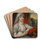 Portrait of Anne Buck (1749-1832) of Ulley & Carnaby by John Russell Drink Coasters - set of 4