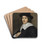 Portrait of a Man by Frans Hals Drink Coasters - set of 4