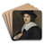 Portrait of a Man by Frans Hals Art Drink Coaster set