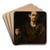 Saint Matthew by Studio of Jusepe de Ribera Art Drink Coaster set