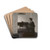Interior with a Reading Lady by Vilhelm Hammershi Drink Coasters - set of 4