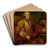 Portrait of a dignitary by Johann Baptist von Lampi the Elder Art Drink Coaster set