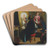The Two Extremes - the Pre-Raphaelite by Henry Nelson O'Neil Art Drink Coaster set