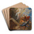 The Snyders Triptych II by Jan Boeckhorst Art Drink Coaster set