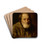 Study of an Old Peasant by Piotr Michaowski Drink Coasters - set of 4