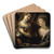 The Annunciation by Giulio Cesare Procaccini Art Drink Coaster set