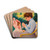 Le Crochet by Federico Zandomeneghi Drink Coasters - set of 4