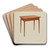 Shaker Table by John W. Kelleher Art Drink Coaster set Shaker Table by John W. Kelleher Art Drink Coaster set