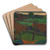 Breton Landscape by Jan Verkade Art Drink Coaster set