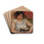 Gabrielle reading by Pierre-Auguste Renoir Drink Coasters - set of 4 Gabrielle reading by Pierre-Auguste Renoir Drink Coasters - set of 4
