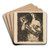 Umarmung by Lovis Corinth Art Drink Coaster set