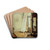 The Balcony Room by Adolph von Menzel Drink Coasters - set of 4
