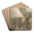 Landscape with Lime-Kiln and Workmen by William Marshall Craig Art Drink Coaster set