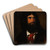Portrait Of A Roman Peasant by Friedrich von Amerling Art Drink Coaster set