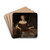 Lute player by Eglon van der Neer Drink Coasters - set of 4 Lute player by Eglon van der Neer Drink Coasters - set of 4