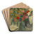 Fleurs dans un vase by Louis Valtat Art Drink Coaster set Fleurs dans un vase by Louis Valtat Art Drink Coaster set