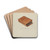 Shaker Lap Desk by Irving I. Smith Drink Coasters - set of 4 Shaker Lap Desk by Irving I. Smith Drink Coasters - set of 4