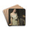 Girl at her toilet by Glyn Warren Philpot Drink Coasters - set of 4