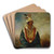 Tel-Maz-H-Za, a Warrior of Distinction by George Catlin Art Drink Coaster set