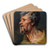 Head of a Faun by Jacob Jordaens Art Drink Coaster set Head of a Faun by Jacob Jordaens Art Drink Coaster set