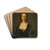 Portrait Of Flora Macdonald (1722-1790) by Richard Wilson Drink Coasters - set of 4 Portrait Of Flora Macdonald (1722-1790) by Richard Wilson Drink Coasters - set of 4