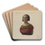 Small Figurehead by Flora Merchant Art Drink Coaster set