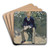George Moore in the Artist's Garden by douard Manet Art Drink Coaster set George Moore in the Artist's Garden by douard Manet Art Drink Coaster set