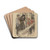 Gossips by Thophile Alexandre Steinlen Drink Coasters - set of 4