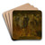 Unfinished Study of Sheep by Constant Troyon Art Drink Coaster set