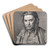 Den gamle smand by Christen Kbke Art Drink Coaster set