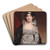 Mrs. Edward Hudson by Thomas Sully Art Drink Coaster set