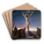 Christ on the Cross by Carl Bloch Art Drink Coaster set