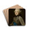 Childhood portrait of Paul I by Jean Louis Voille Drink Coasters - set of 4
