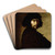 Self-Portrait by Salvator Rosa Art Drink Coaster set