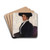 Die Gemahlin des Knstlers by Fritz Erler Drink Coasters - set of 4