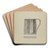 Silver Mug by John Fisk Art Drink Coaster set