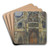 L'Eglise de Saint-Jacques, Dieppe by Gustave Loiseau Art Drink Coaster set