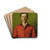 Portrait of Prince Frederick Charles of Hesse by Hans Thoma Drink Coasters - set of 4