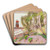 From the Garden by Pekka Halonen Art Drink Coaster set