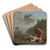 Cain And Abel by Karel Dujardin Art Drink Coaster set Cain And Abel by Karel Dujardin Art Drink Coaster set