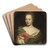 Portrait of a Lady by David Richter the Younger Art Drink Coaster set