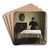 Interior by Vilhelm Hammershi Art Drink Coaster set