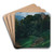 Schlosspark Lichtenberg mit Bank (Odenwald) by Wilhelm Trbner Art Drink Coaster set Schlosspark Lichtenberg mit Bank (Odenwald) by Wilhelm Trbner Art Drink Coaster set